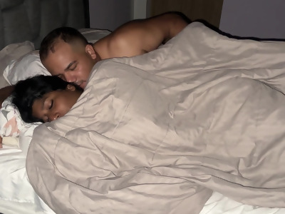 Beeg up wakes stepdad his